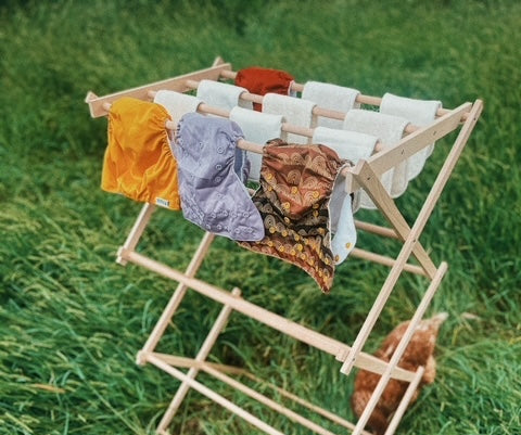 how to dry cloth nappies the eco way