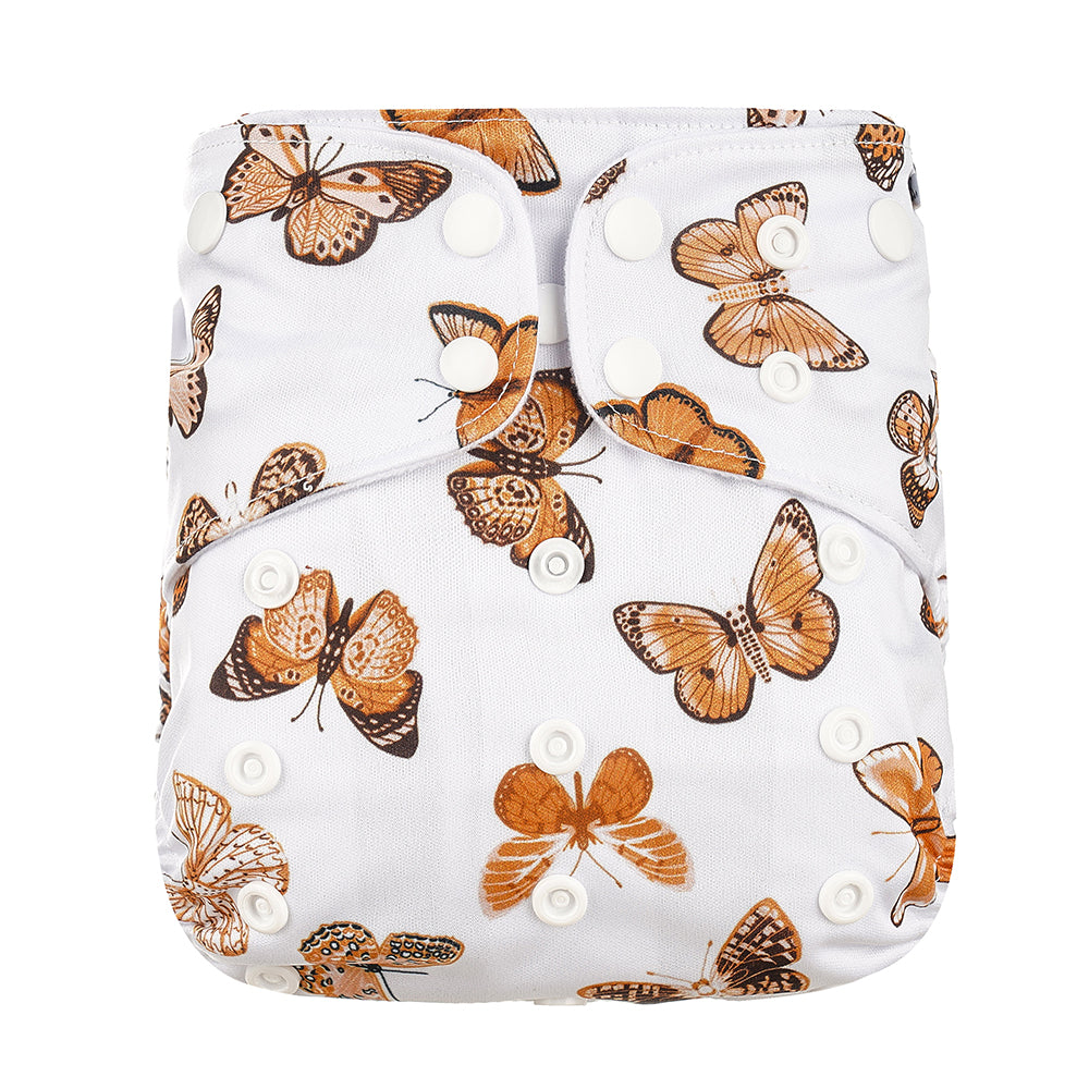 Butterfly moth reusable cloth nappy Australia