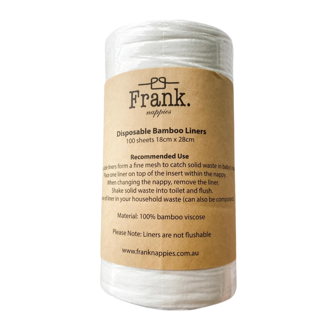 Biodegradable bamboo liners for cloth nappies