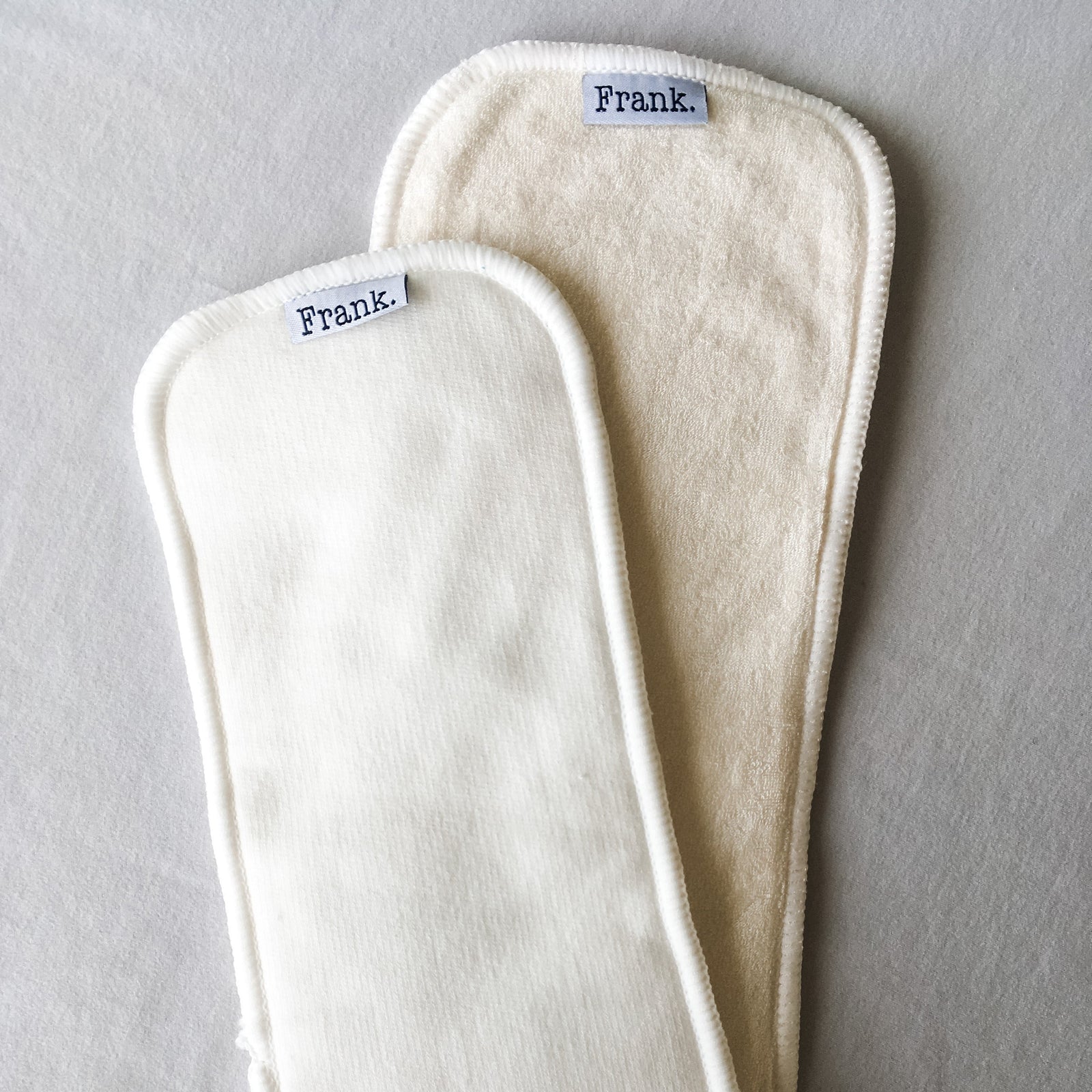 Natural fibre insert set - bamboo Terry and bamboo cotton inserts