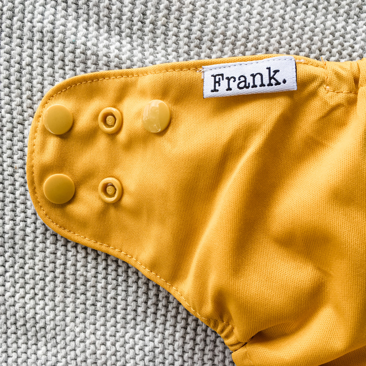 mustard reusable cloth nappy